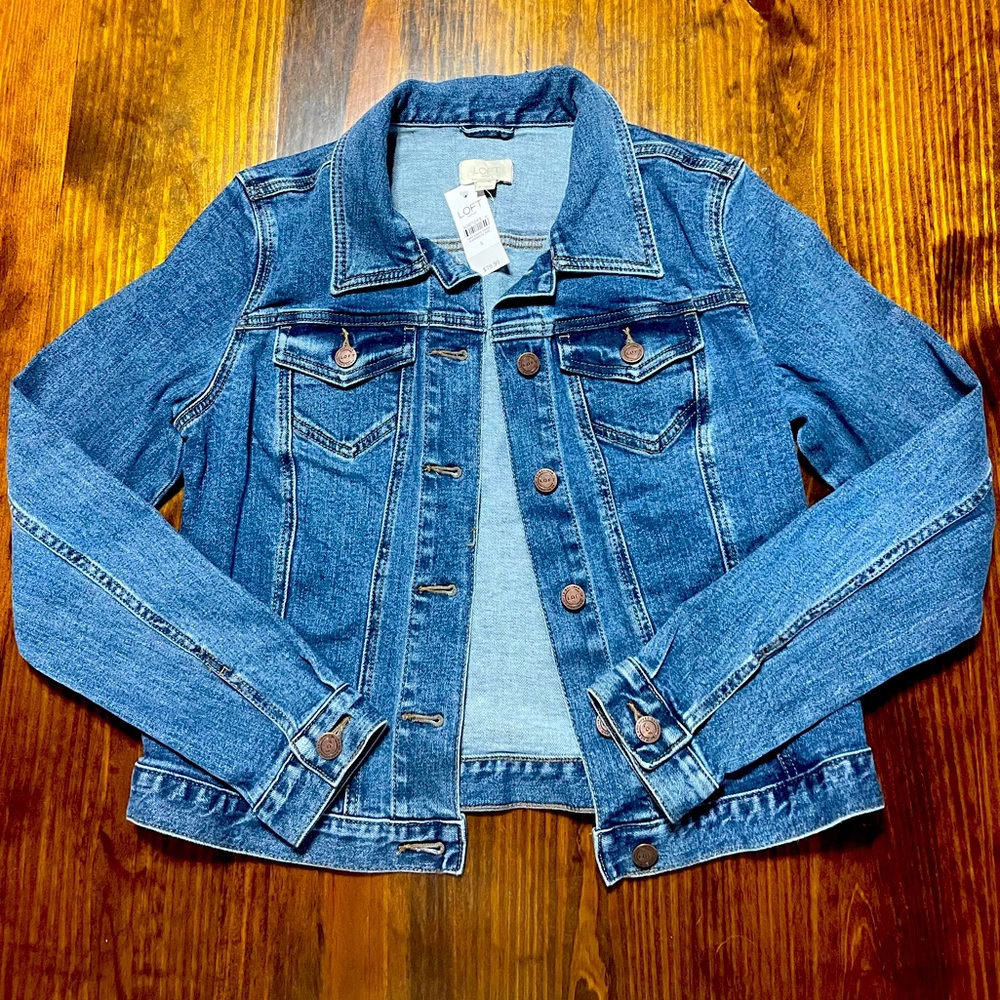 LOFT Outlet Denim Jacket - Picture 1 of 3